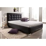 MAINTAL Polsterbett MAINTAL, schwarz, B:107cm H:107cm L:212cm, Betten, Polsterbett, Made in Germany