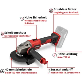 Einhell TE-AG 18/150 Li BL - Solo ohne Akku