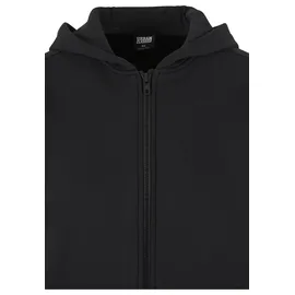 URBAN CLASSICS Cozy Oversized Reißverschlusspullover Black L