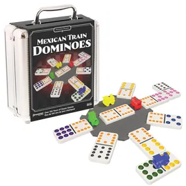 Goliath Mexican Train Dominoes Metall Tin