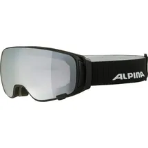 Alpina Double Jack MAG Skibrille (Größe One Size, schwarz)