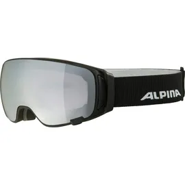 Alpina Double Jack MAG Skibrille (Größe One Size, schwarz)