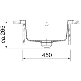 Franke Pamira ROG 610-41 Glacier + Stopfenventil