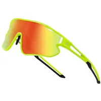 Duco Kinder Sport Sonnenbrille UV400 TR90 Rahmen Jugend DK268 Fluore Grün
