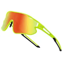 Duco Kinder Sport Sonnenbrille UV400 TR90 Rahmen Jugend DK268 Fluore Grün