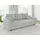 S-Style Polstergarnitur Chenille 3-Sitzer + 2-Sitzer Grau