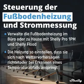 Shelly Pro 1PM, DIN-Schienen-Schaltmodul mit Strommessfunktion, 1-Kanal, Schaltaktor
