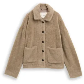 Tom Tailor Damen 1048129 Jacke Mit Taschen, grau XXL (44)