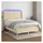 vidaXL Boxspringbett 140 x 200 cm Creme