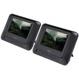 Denver MTW-793 Tragbarer DVD-Player 17.78 cm 7 Zoll EEK: D (A - G) Akkubetrieb, inkl. 12 V Autoanschlusskabel, inkl. zweiter