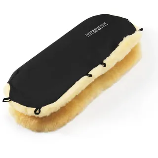 Hofbrucker Lammfell-Handwärmer schwarz