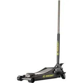 RODCRAFT Rangierwagenheber Stahl schwarz Tragfähigkeit 2,5 t Hub 425 mm Bauhöhe 75 mm Endhöhe 500 mm