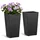 Vevor Pflanztopf 30 x 30 x 55 cm Schwarz