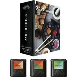 MILL&MORTAR Bio Grillgewürze Grill Champions 3er Set Geschenkbox