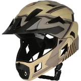 crazySAFETY Crazy Safety Titan Fullface Bicycle Helmet sand M