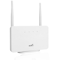 Annadue 4G WiFi Router, Tragbarer Mobiler WLAN Router, Wireless WAN + LAN Port/Unterstützung SIM-Karte/Unterstützt 32 Benutzer Gleichzeitig/für Windows 110-240V. (EU)