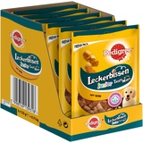 PEDIGREE Leckerbissen Junior – Kleine Hundesnacks für Welpen mit Huhn – Ideal für das Training oder für zwischendurch – Hunde Treats im Vorratspack (6 x 125g)