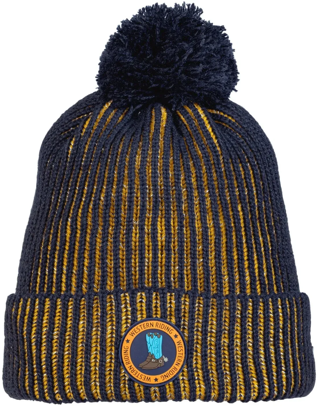 L-pro West Strickmütze mit Patch navy Einheitsgröße