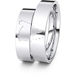 Trauringe Spanien 333er Weiflgold - 0140