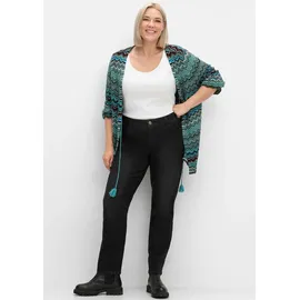 sheego Stretch-Jeans in black denim | Gr.: 54