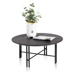 XOOON Vik Couchtisch Metall/Eichenholz