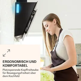 Klarstein Aurora Eco 60 Kopffreihaube 60 cm schwarz