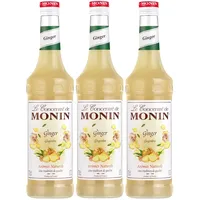 Monin Sirup Ingwer 700ml - Cocktails Milchshakes (3er Pack)