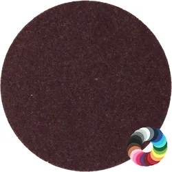 BIASTO - Premium Filz Untersetzer - rund 15cm - Farbe: burgund (HF028). Design Glas-Untersetzer für Getränke, Tisch, Bar, Tasse, Vase