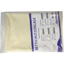 Bettschutzeinlage Gummi 200x90cm Creme 1 ST