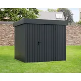 Hörmann EcoStar Gerätehaus 2,37 x 2,29 m Anthrazitgrau