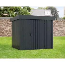 Hörmann EcoStar Gerätehaus 2,37 x 2,29 m Anthrazitgrau