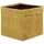 lycce Kallax Boxen Cordstoff 4er Set, faltbar, waschbarer Cordbezug senf