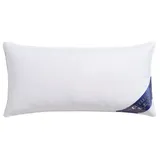 Excellent 3-Kammer-Kopfkissen »Zürich, Kissen ist made in Germany«, Füllung: 90% Daunen, 10% Federn Außenkammern, Bezug: 100% Baumwolle, (1 St.), Kopfkissen 40x80, 80x80 cm, flauschig & allergikerfreundlich, weiß