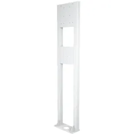a-TroniX Standsäule für Wallbox Edelstahl weiß