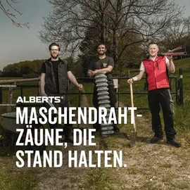 GAH Alberts Maschendrahtgeflecht 25 x 1,2 m Silber