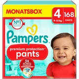 Pampers Premium Protection Pants Gr.4 (9-15 kg) für Babys und Kleinkinder (4-18 Monate), 168 St.