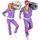 w widmann milano party fashion 80er Jahre Trainingsanzug Kostüm Damen M