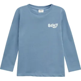 S.Oliver - Longsleeve aus Baumwolle mit Bluey®-Print, Rauchblau, 92