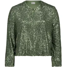 Vera Mont Blouson mit Pailletten in Autumn Green | 36