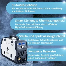 STAHLWERK MIG MAG 200 Puls Pro (Inverterschweißgerät)