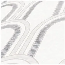 Architects Paper Vliestapete Architects Paper Arcade, Art Deco, weiß, grau 391764, glatt, teilweiise glänzend weiß