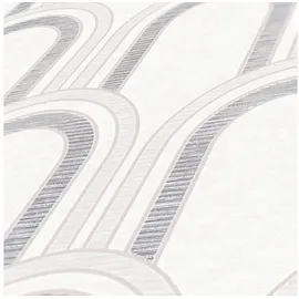 Architects Paper Vliestapete Architects Paper Arcade, Art Deco, weiß, grau 391764, glatt, teilweiise glänzend weiß
