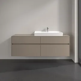 Villeroy & Boch Waschtischunterschrank 160 x 54,8 x 50 cm Taupe