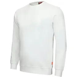 AS Arbeitsschutz Nitras Motion Tex Light Pullover | Gr. 6XL | Arbeitspullover | weiß