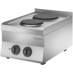 Bartscher Elektroherd 650, B400, 2PL, TGOK, Herd, Elektrogerät von CHEFGASTRO