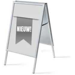 SHOWDOWN Displays Showdown Kundenstopper - DIN A1 - Komplett-Set - Nieuw Niederländisch - Grau/Schwarz