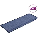 vidaXL Stufenmatten 30 Stk. 65x25 cm Blau