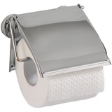 WENKO Power-Loc® Toilettenpapierhalter Cover Befestigen ohne Bohren Chrom