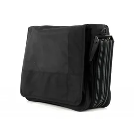 Lässig Casual Messenger Bag Patchwork black