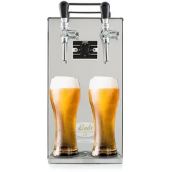Zapfanlage - Kontakt 40 Bierzapfanlage 2-leitig Trockenkühler, Durchlaufkühler 50 Liter/h, Green Line